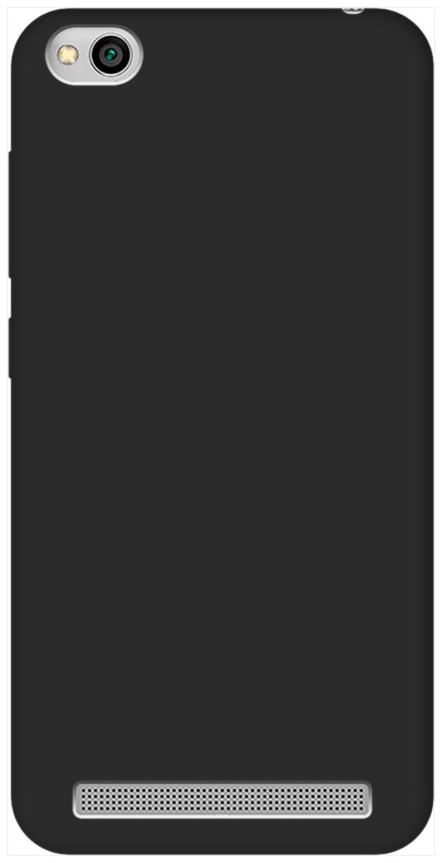 Матовый чехол на Xiaomi Redmi 5A / Сяоми Редми 5А Soft Touch черный