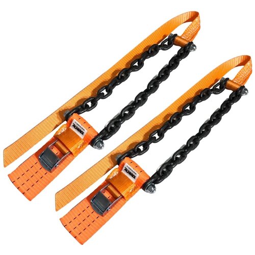 Цепи противоскольжения KANATEK на колесо шириной 195-205, R13-16, 2 шт. Усиленные.