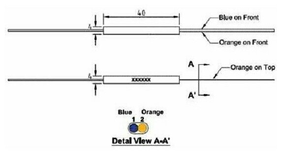 Hyperline FO-SPL-1x2-E11-0.9-0.3M (FO-SPL-1x2-E11-0.9-3M) Сплиттер (разветвитель, ответвитель) оптический 1х2, одномод, равноме