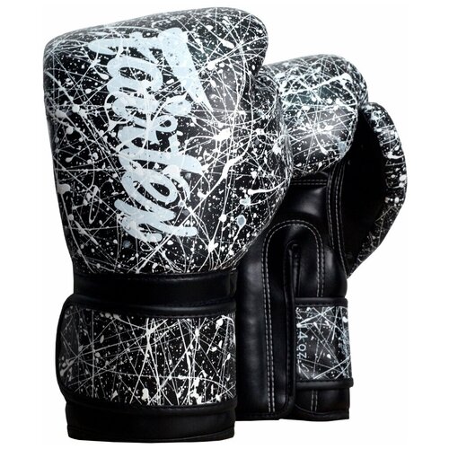 Боксерские перчатки Fairtex BGV14 Painter black 16 унций