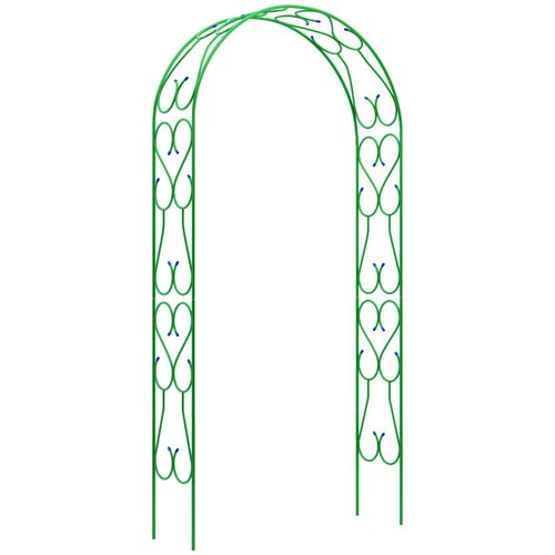 Арка садовая Опора для растений Кустодержатель Садовый Поддержка для растений Узорная широкая, разборная, 2,5 х 0,4 х 1,2 м кустодержатель решетка для вьющихся растений best solution 180х60 см зеленый