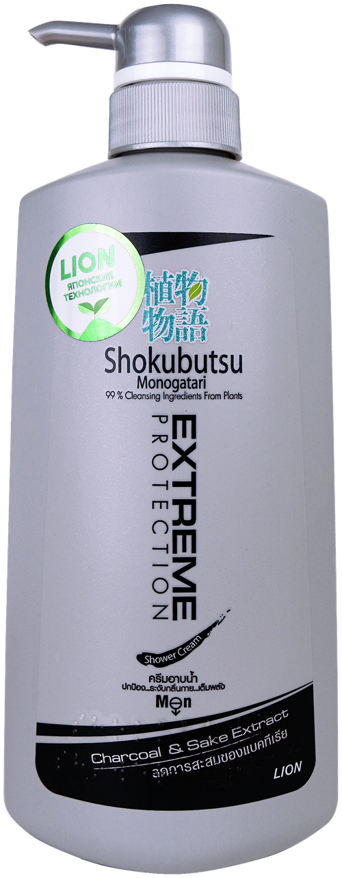 Крем-гель для душа Shokubutsu Extreme Protection, 500 мл, 500 г