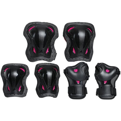 фото Комплект защиты rollerblade 2022 skate gear w 3 pack black/raspberry (us:m)