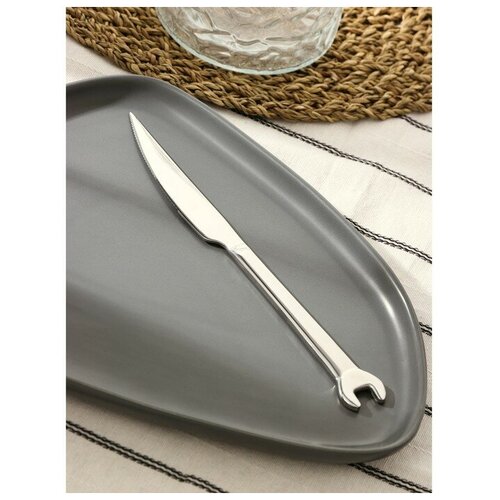 Нож для стейка из нержавеющей стали Magistro Workshop, h 22,5 см, цвет серебряный