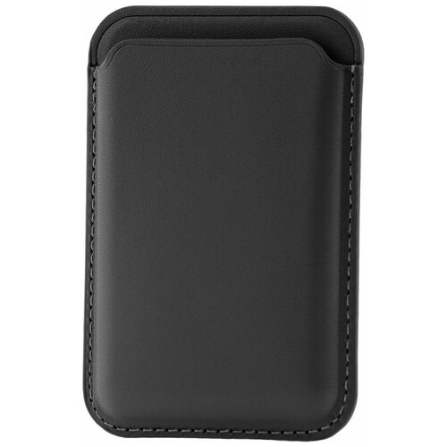 фото Чехол картхолдер magsafe wallet на телефон для банковских карт, пропуска синий, cardholder магнитный, магсейф держатель для карт из экокожи в подарок кruче