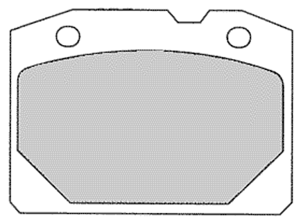 Дисковые тормозные колодки передние Allied Nippon ADB0281 для LADA 2101 LADA 4x4 LADA 2107 LADA 2105 (1 шт.)