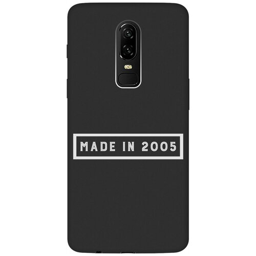 Матовый Soft Touch силиконовый чехол на OnePlus 6, ВанПлюс 6 с 3D принтом 2005 W черный матовый soft touch силиконовый чехол на oneplus 6 ванплюс 6 с 3d принтом hands w черный