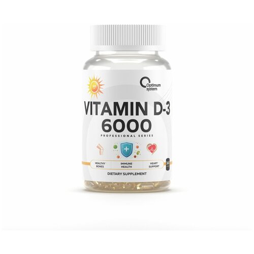 Купить Optimum System Vitamin D3 6000 365 капс (Optimum System)