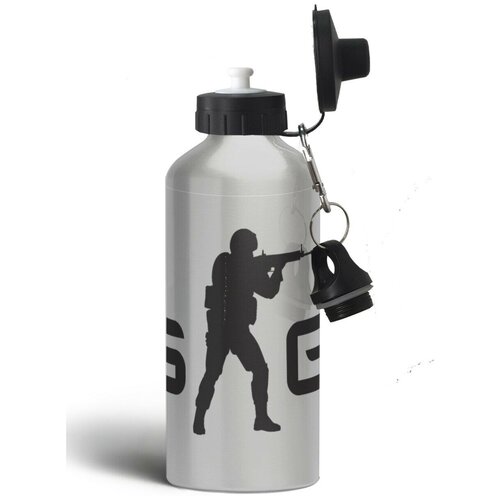 фото Бутылка спортивная,туристическая фляга, 500мл counter strike go 1-1 brutbottle