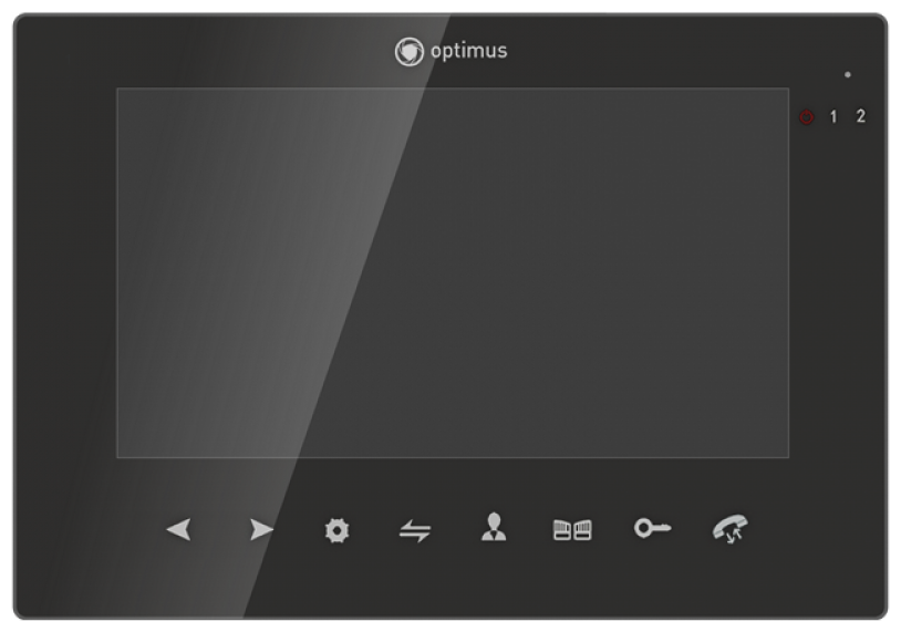 Видеодомофон Optimus VMH-7.1 (Черный)