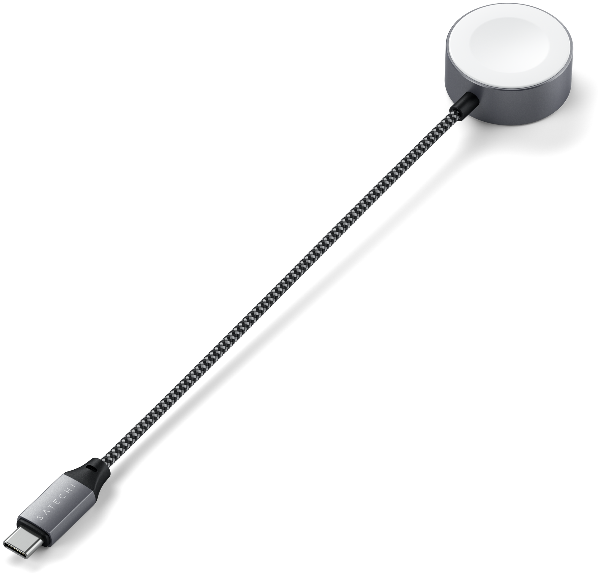 Зарядное устройство беспроводное Satechi USB-C MAGNETIC для Apple Watch - фото №2