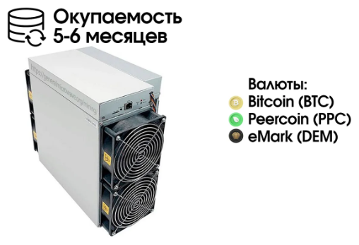 Асик Bitmain Antminer T17E Asic/2020 года выпуска/ Miner/ Antminer/ Mining/Майнер