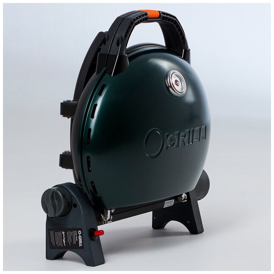 Газовый гриль O-GRILL 500MT bicolor black-green (зеленый) - фотография № 2