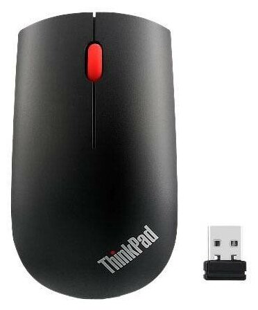 Мышь Lenovo ThinkPad Essential черный оптическая 1200dpi беспроводная USB 4X30M56888