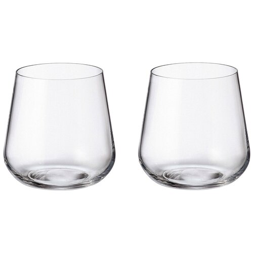 Набор стаканов для виски CRYSTALITE BOHEMIA Ardea/Amudsen M1064, богемское стекло, 320мл, 2 штуки