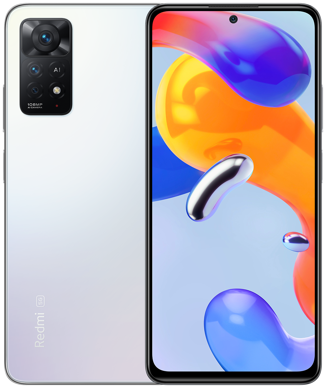 Смартфон Xiaomi Redmi Note 11 Pro 5G 6/64 ГБ Global, Dual nano SIM, белый лед