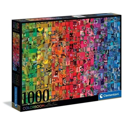 Пазл Clementoni 1000 деталей: Коллаж (Color Boom collection)