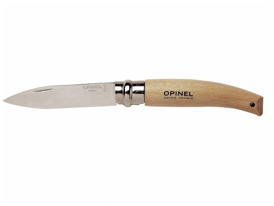 Нож Opinel серии Nature №08 садовый, рукоять - бук 001216 Opinel 1216 - фотография № 3