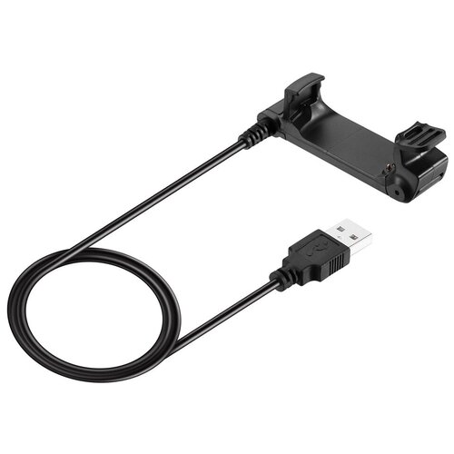 USB-кабель GSMIN для зарядки часов Garmin Forerunner 220 (Черный)