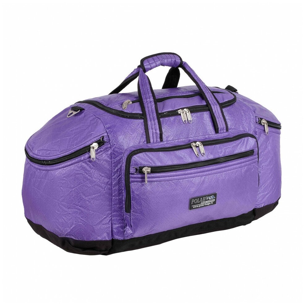Спортивная сумка Polar, дорожная сумка, удобная сумка,плечевой ремень, полиэстер, с карманом для А4 71 х 29 х 26 - фотография № 9