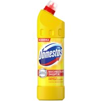 Domestos Лимонная свежесть, универсальное чистящее средство гель, против бактерий и запахов, 1 л