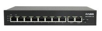 AN-S10P8G-120 Amatek Коммутатор на 10 портов (Встроенный блок питания AC ~220В)