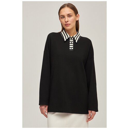 фото Поло с полосатым воротником (оранжевый), xxs studio 29