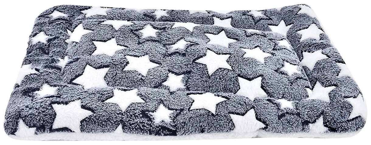 Подстилка-коврик-лежанка для животных ZooWell Home серая 79*60 см - фотография № 1