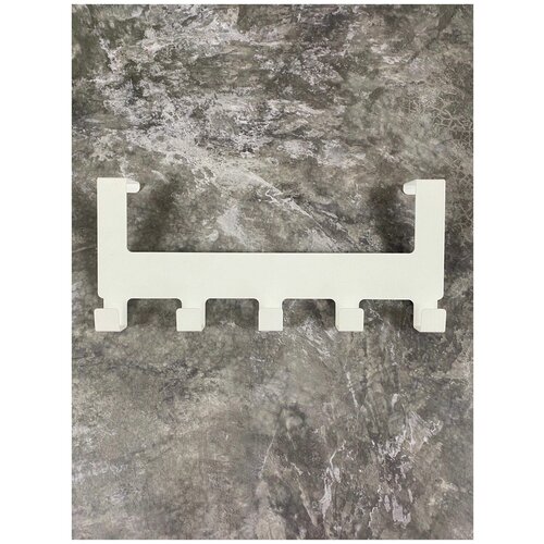 Крючок настенный для полотенец, одежды в ванную, кухню, прихожую. Вешалка 5крюч в квартиру дом дачу