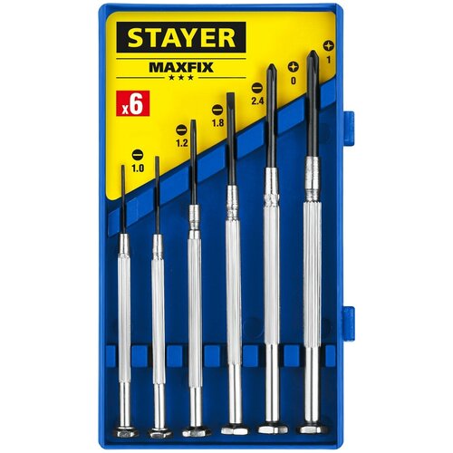 Часовые отвертки STAYER 6 предм. 2560-H6