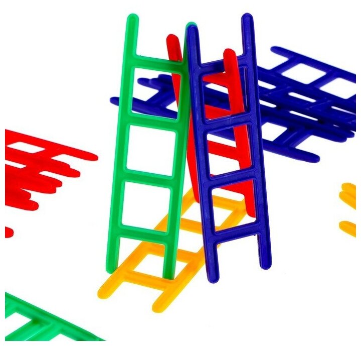 Настольная игра на равновесие "Вверх по лесенке", 24 лестницы