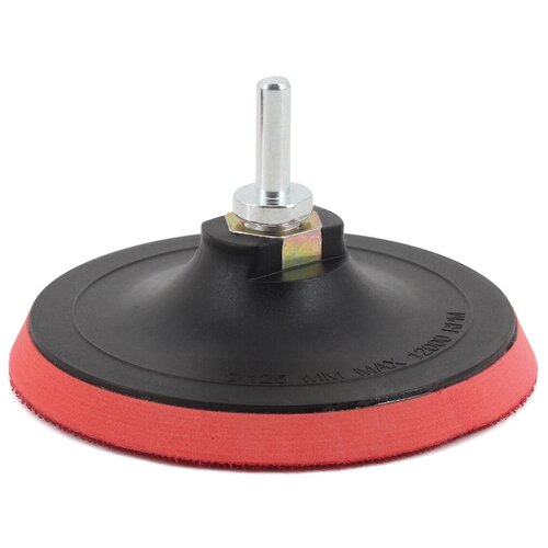 Насадка с липучкой для УШМ и Дрели 125 мм с неопреновой прокладкой гайка М14 Zolder 220₽