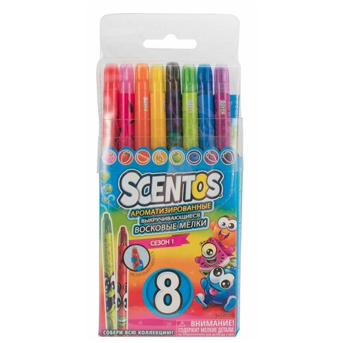 Мелки Ароматизированные Scentos 8 шт