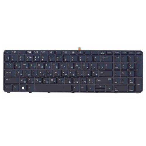 Клавиатура keyboard 9ZNCGBV20R для ноутбука HP ProBook 450 G3 455 G3 470 G3 450 G4 455 G4 470 G4 650 G3 черная с подсветкой 1552₽