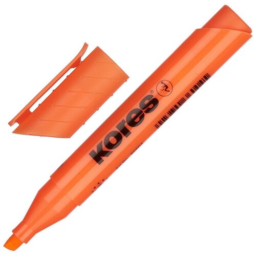 Маркер текстовыделитель KORES 1-4 мм оранжевый 36004 97₽