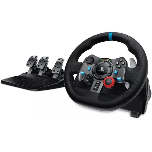 крепление logitech driving force gt крепление игрового руля лоджитек Комплект Logitech G G29 Driving Force, черный, 1 шт.