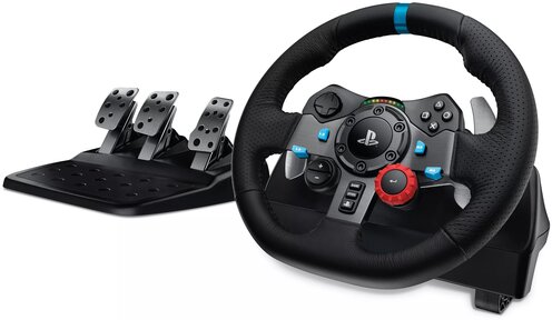 Комплект Logitech G G29 Driving Force, черный — купить в интернет-магазине по низкой цене на Яндекс Маркете