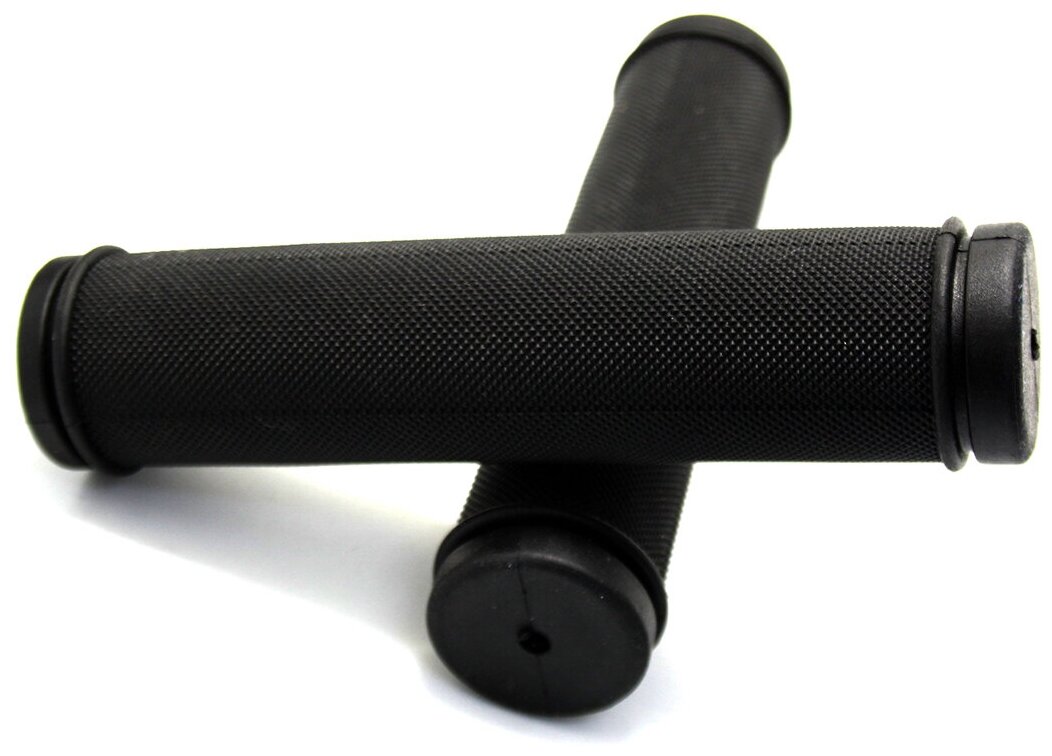 Грипсы для велосипеда или самоката Energy без колец резиновые 130 мм чёрные
