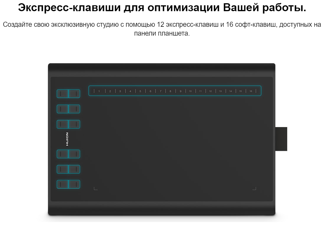 Графический планшет HUION H1060P