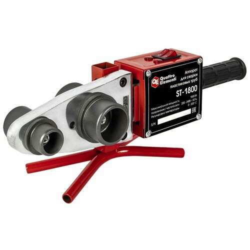 Сварочный аппарат для пластиковых труб QUATTRO ELEMENTI ST-1800 1800 Вт насадки 20-50 мм 793-343 269000₽