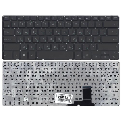 Клавиатура для ноутбука Asus B400A черная без рамки 1200₽