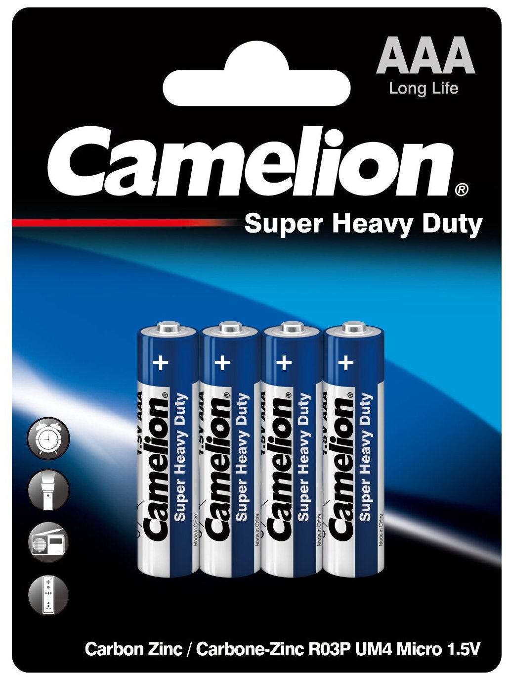 Батарейки Camelion R03 Blue BL-4