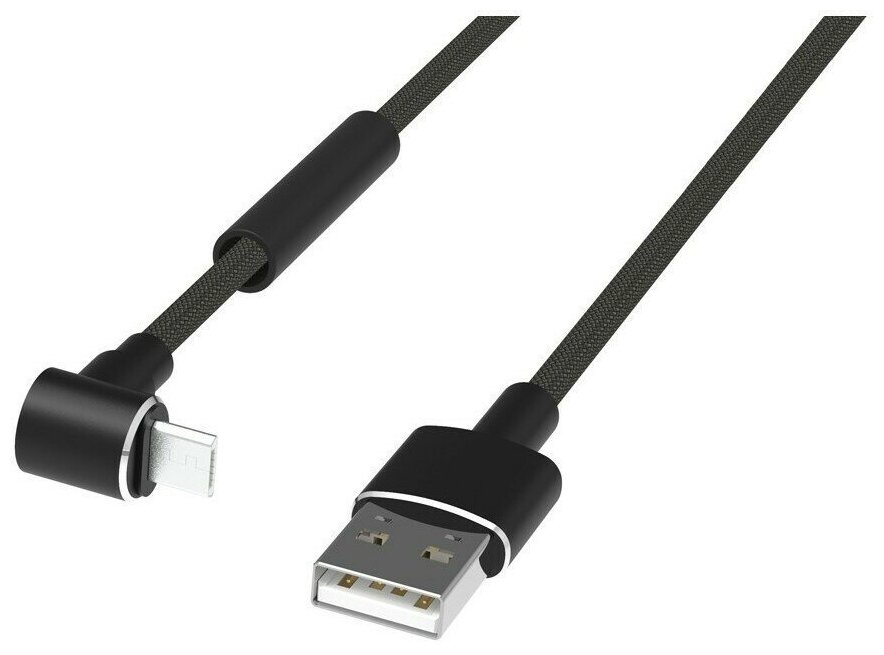 Кабель USB - microUSB, 1м, Ritmix Black (RCC-413)