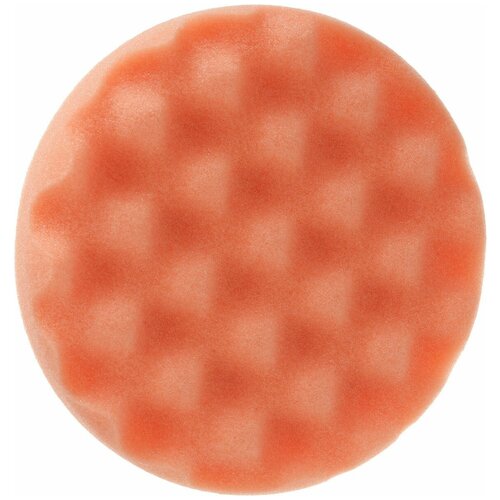 Полировальный круг Chamaeleon, оранжевый, рифленый, на липучке, жесткий. 49410