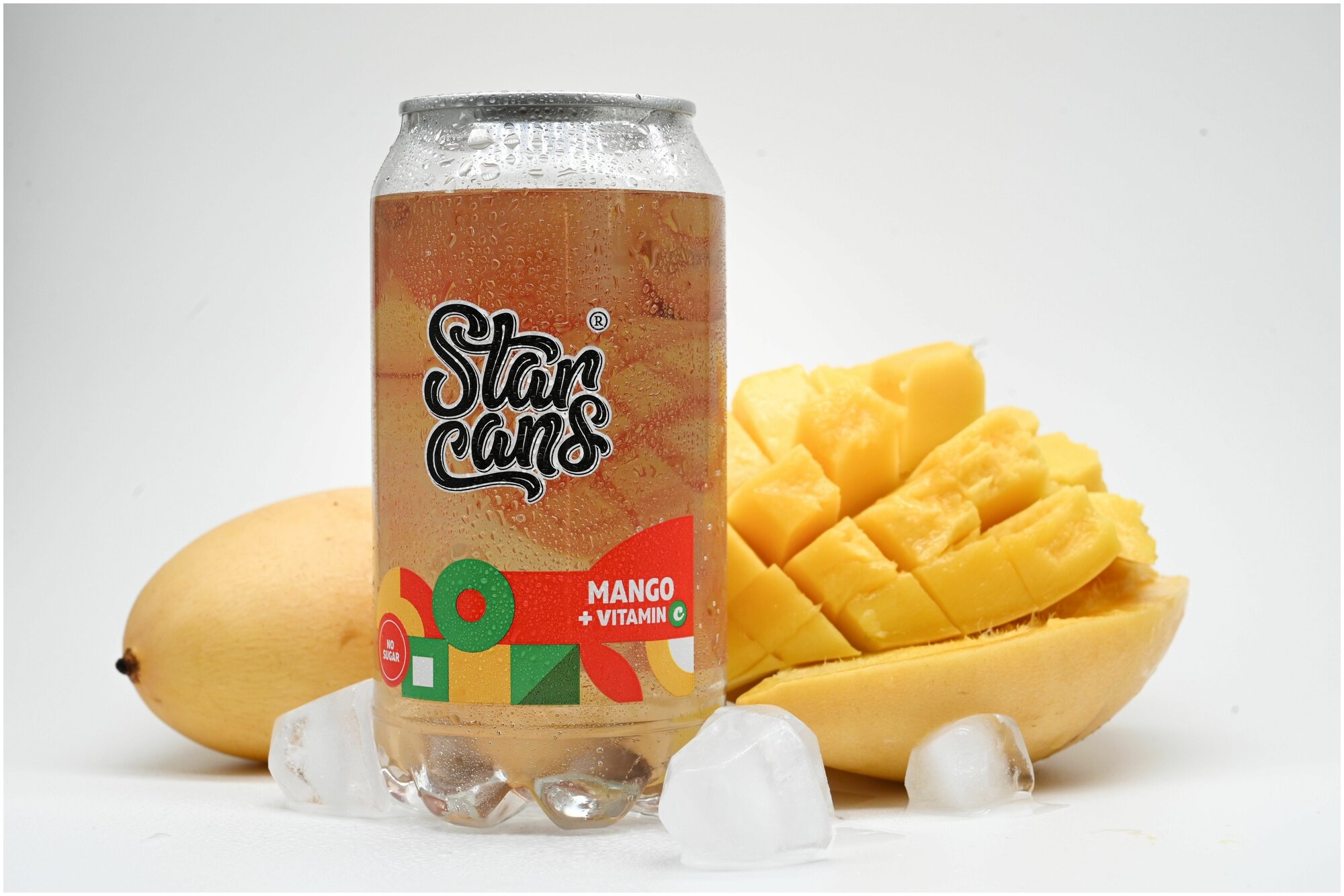 Напиток витаминизированный газированный со вкусом Манго StarCans Полезный лимонад с витаминами без сахара Без калорий - фотография № 11