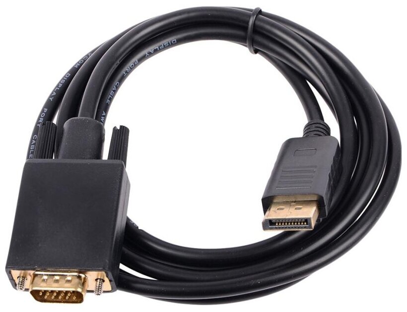 Кабель DisplayPort - VGA, M/M, 5 м, экр, Cablexpert, CCP-DPM-VGAM-5M