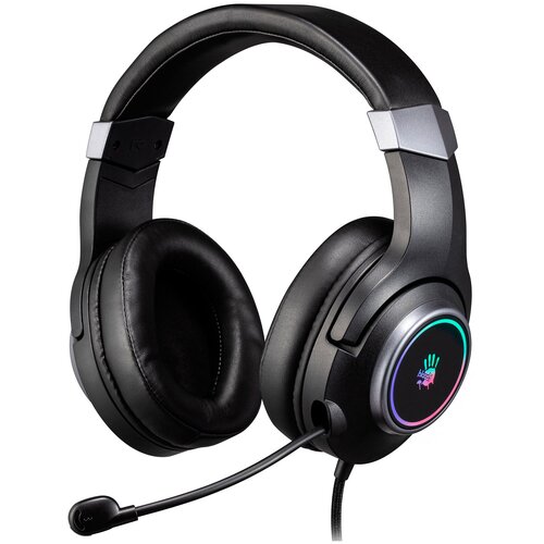 Наушники с микрофоном A4Tech Bloody G350 черный 2м мониторные USB оголовье G350 USB BLACK 364100₽