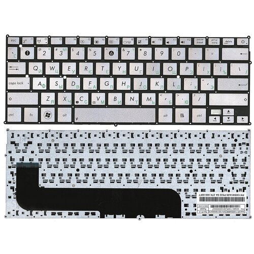 Клавиатура для ноутбука Asus MP-11A93SU6528 русская серебристая 1680₽