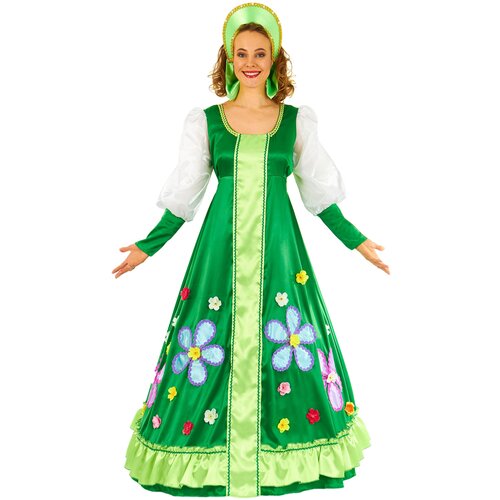 Костюм Весна - Царевна взрослый бумажный костюм царевна