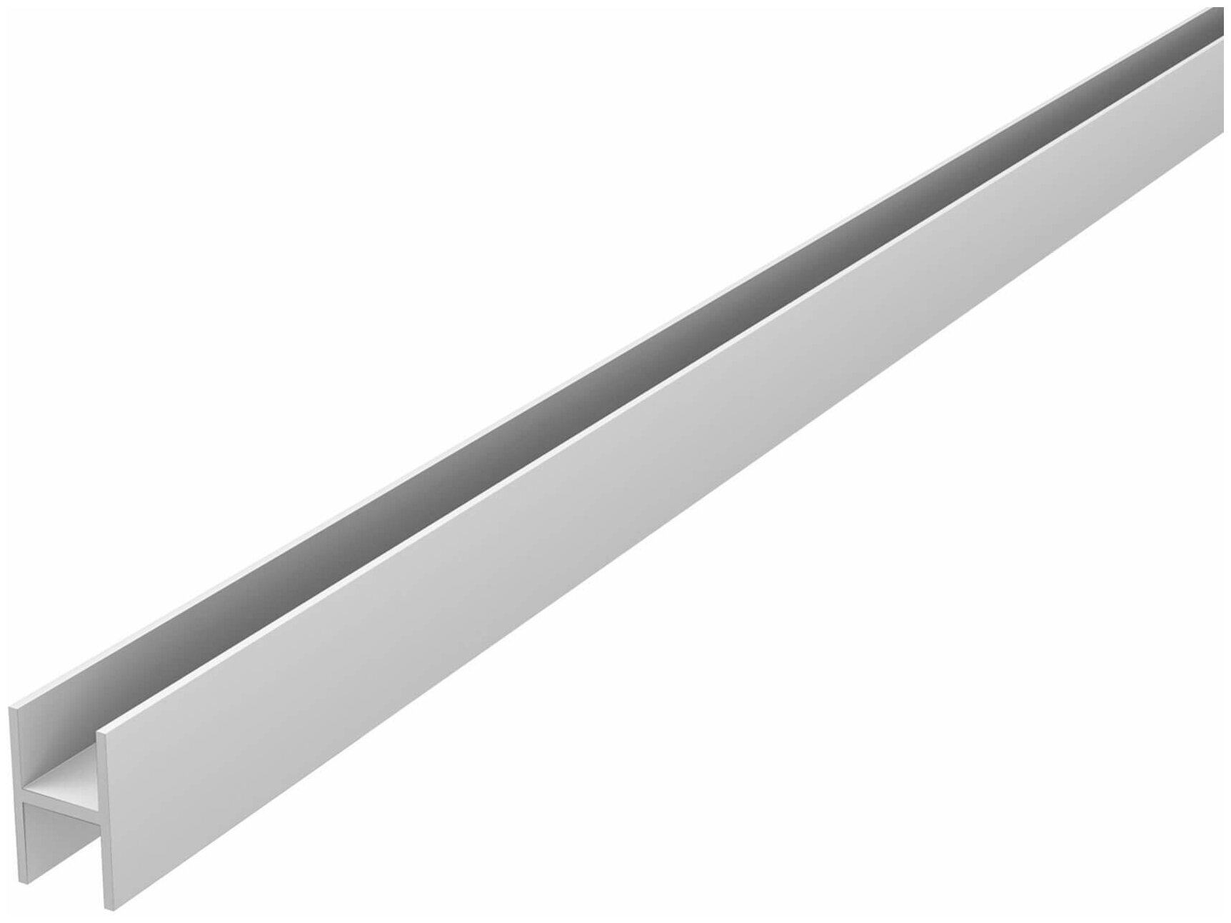 Планка алюминиевая для панелей соединительная 6мм-2шт. Профиль соединитель 600мм 2шт.
